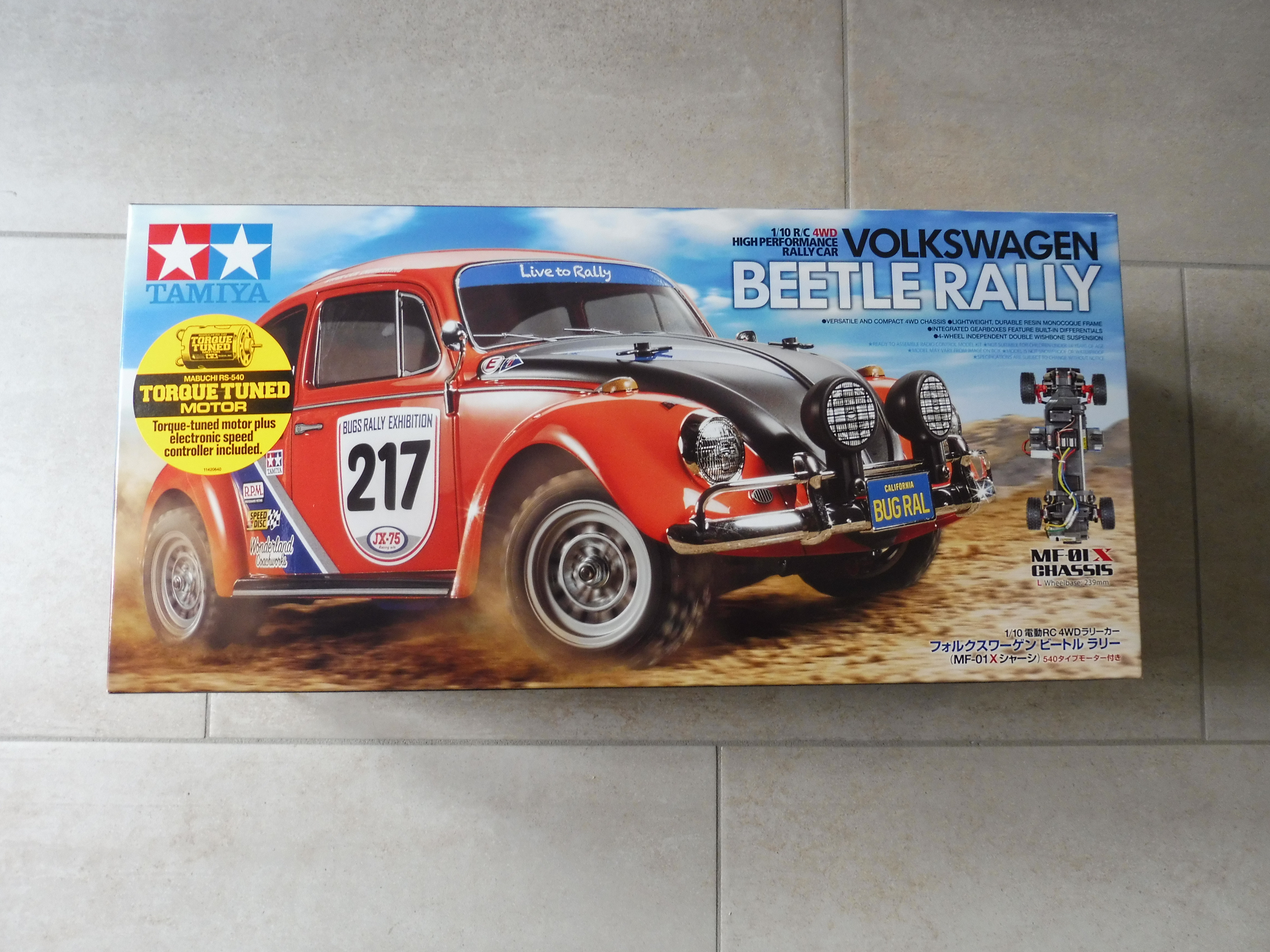 WMS RC SHOP - Tamiya VW Beetle Rally MF-01X # 58650
